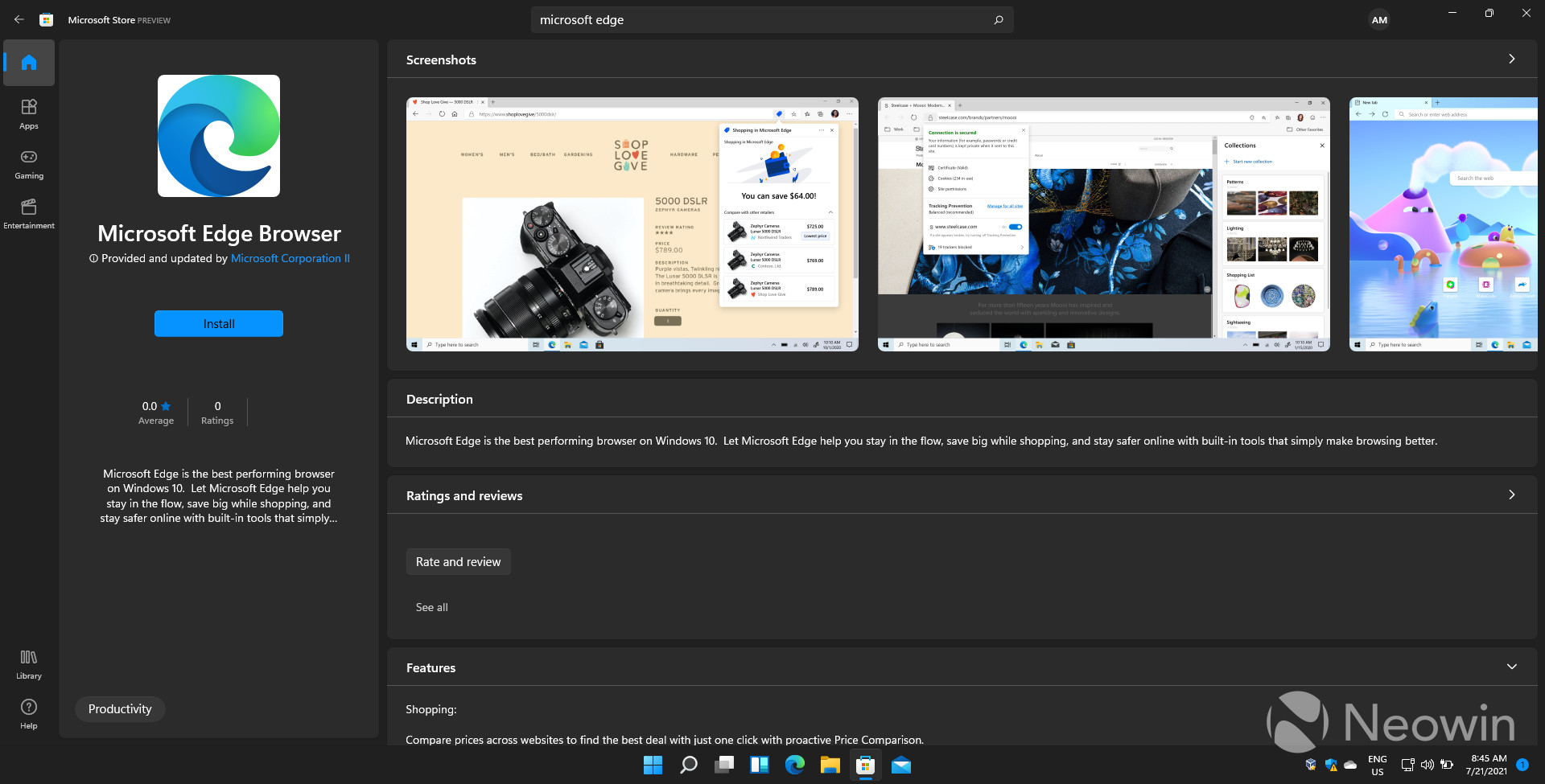 Microsoft Edge sekarang dapat diunduh dari Microsoft Store di Windows 11
