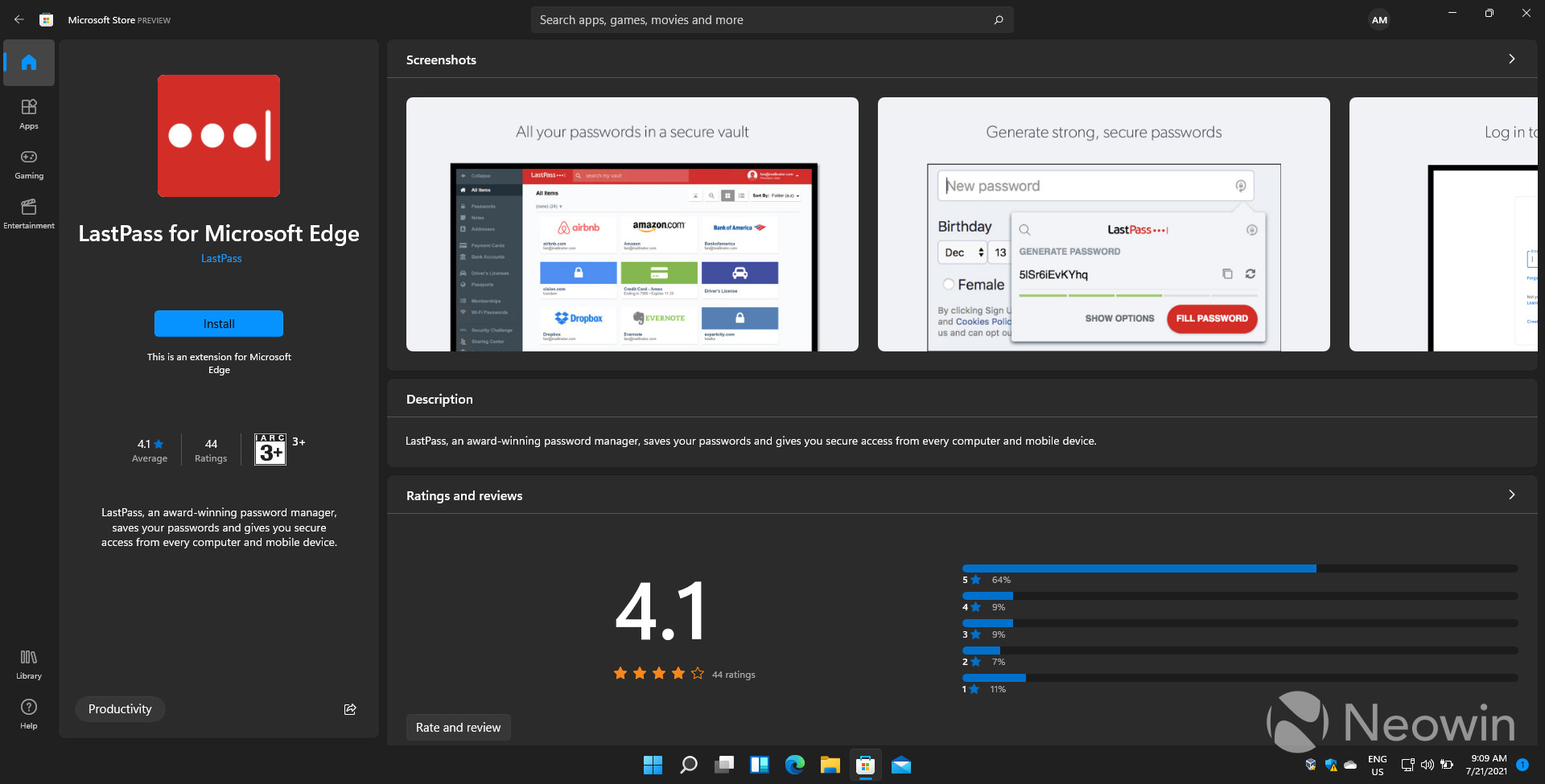 Microsoft Edge sekarang dapat diunduh dari Microsoft Store di Windows 11